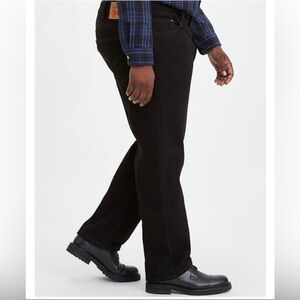 Levi’s Men’s 505 Regular Fit Straight Leg Jeans Black (Big & Tall)